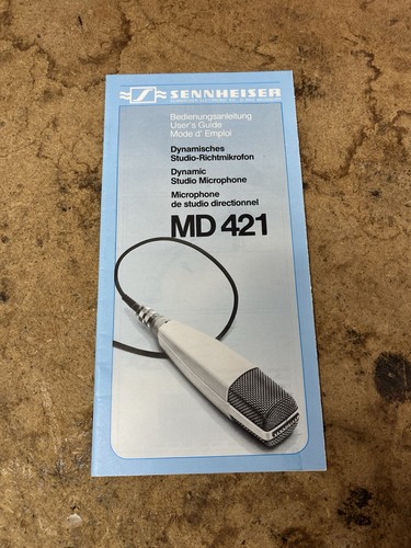 Vntg sennheiser 421 - md,