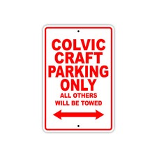 Colvic Craft Parking Only Boat Ship Art Notice Decor Novelty Aluminum Metal Sign
