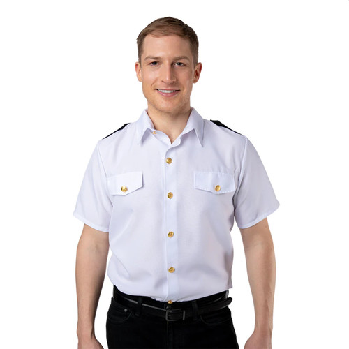 Pilot shirt mens airline - shirt,