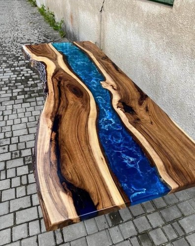 Live edge slab walnut - live,