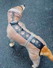 Olsa Dog Raincoat Transparent