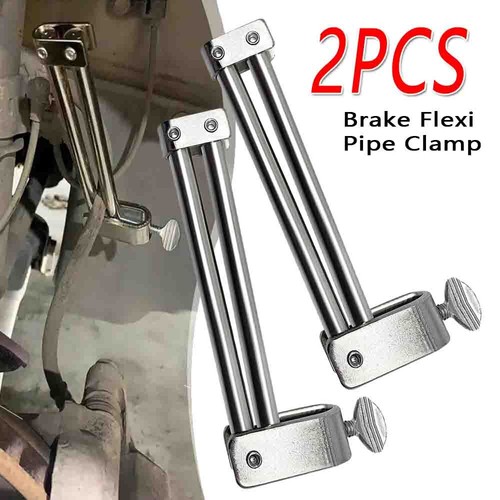 Brake flexi pipe clamp - 2x,