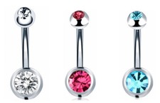 3Pcs/Set  Belly Button Ring