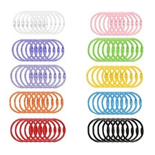 80Pcs Loose Leaf Binder Rings