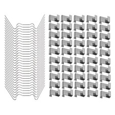 50 Greenhouse Glass Clips Made of Stainless Steel for Secure Installation