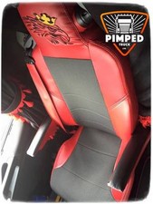 TRUCK SEAT COVERS Red GRIFFIN