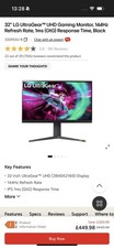 LG UltraGear 32GR93U-B 32-inch