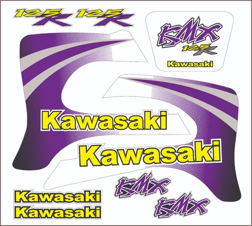 Kawasaki kmx 125r decals - kawasaki,