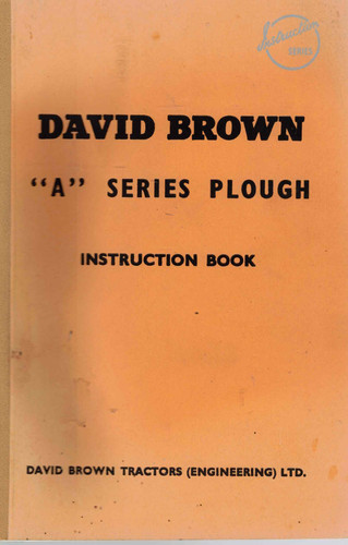 David brown series plough - brown,