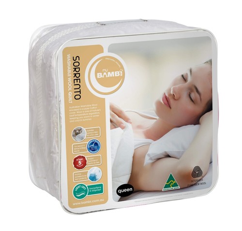 Bambi sorrento wash wool quilt - bambi,