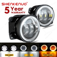 Pair 4 Inch Front Fog Lights Left Right Complete For VW T5 Transporter 2003-2010