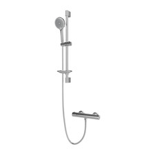 Gainsborough Round Thermostatic Bar Mixer Shower - Single Outlet, Cool-Touch