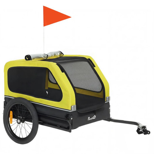 Dog bike trailer with - bike,