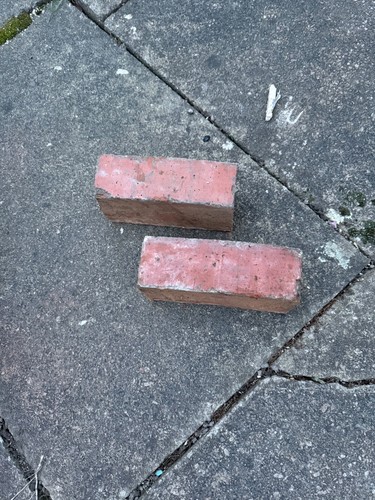 Reclaimed red bricks - red,