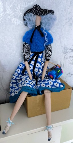Handmade tilda style doll - handmade,