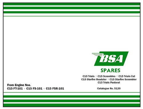Bsa parts manual c15 - bsa,