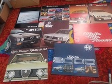 Alfa Romeo Alfetta Sales Brochures X 9