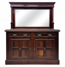 Victorian mirror back - victorian, or
