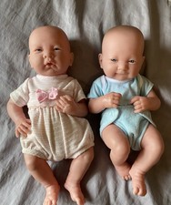 Berenguer Boy And Girl Dolls,Twins,Hard And Soft Bodied,Boy Anatomically Correct