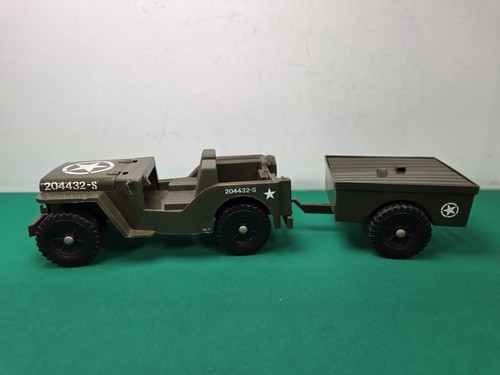 Vintage action man jeep - jeep, &