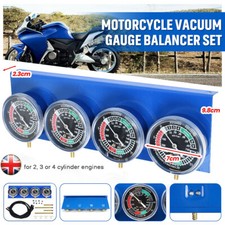 4 Cylinder Motorcycle Fuel Vacuum Carburetor Synchronizer Carb Sync Gauge Tool