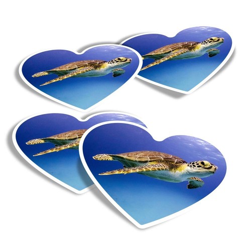 Heart stickers cute sea - -,