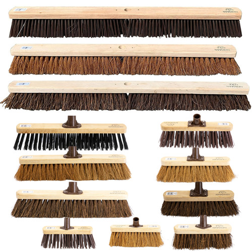 Outdoor broom head - head, with