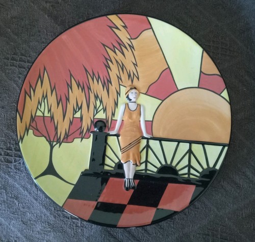 Lorna bailey art deco lady - art,