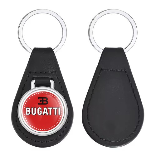 Bugatti leather keychain - bugatti,