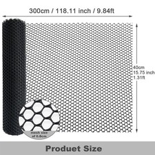 Barrier Mesh Fence White Black