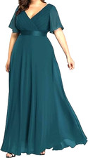 EVER PRETTY Formal Evening Party Prom Bridal Elegant Maxi Dress Size 18/20 2XL