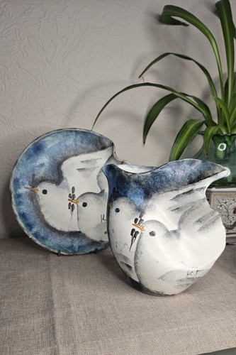 Greek studio pottery peace - greek,
