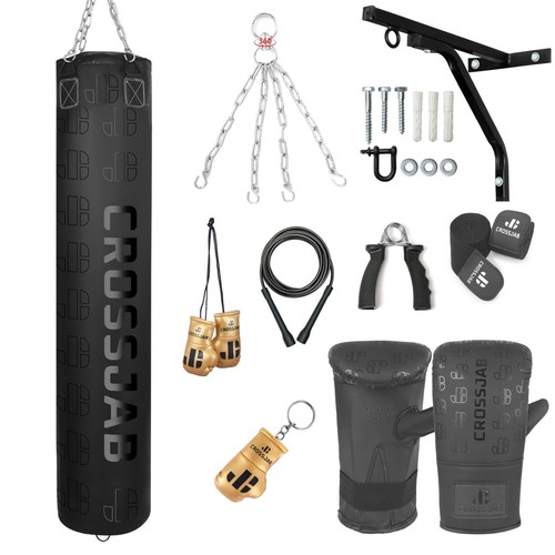 Crossjab punch bag - boxing, set