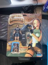 Tomb Raider Deadly Great White Figure Set Sealed 1999 Lara Croft