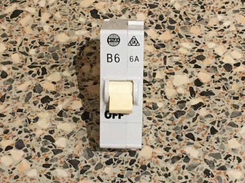 Wylex mcb 6amp - mcb, circuit