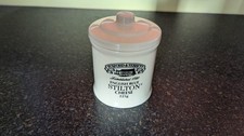 Tuxford and Tebbutt Stilton Cheese Jar with Lid Empty