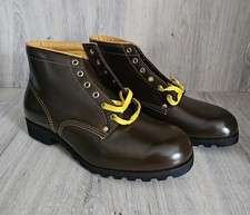 CEBO MONKEY BOOTS BROWN LEATHER CZECH MADE SIZE UK 10 MOD SKINHEAD PUNK SKA