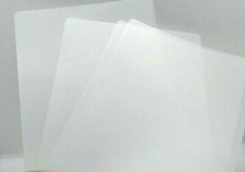 10 x  Frosted  opaque Acetate Sheets Craft Plastic Acetate Film  Not Transparent
