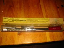 Vintage Stanley "YANKEE" Spiral Ratchet Screwdriver with5 Bits No.130A USA NOS