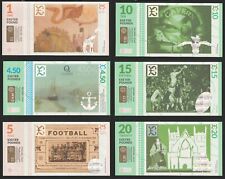 United Kingdom - Exeter UNC Local Currency Transition Town 6 x Banknote Set
