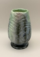 Sylvac Vase Green Grey White
