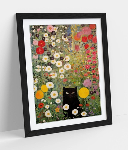 Gustav klimt fluffy black - klimt,