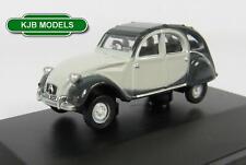 BNIB OO GAUGE OXFORD DIECAST 1:76 76CT006 CITROEN 2CV TWO TONE GREY CAR