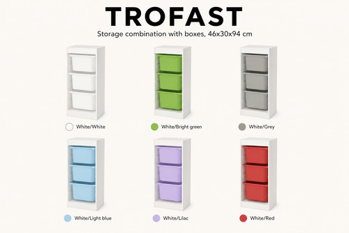 Ikea trofast storage unit - trofast, with