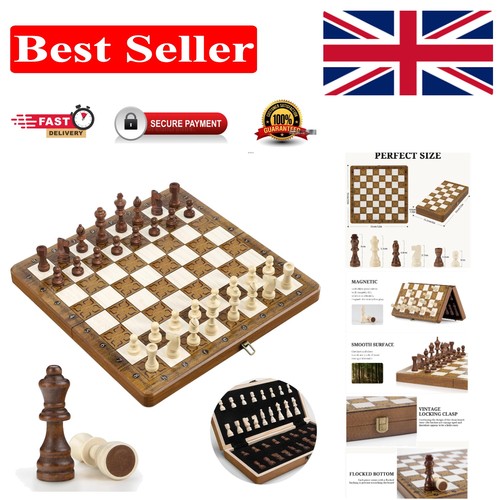 Portable staunton chess - portable, 12''