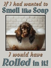 Cocker Sprocker Spaniel Brown Pet Puppy Dog Funny Fridge Magnet Christmas Gift