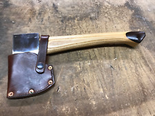 Bushcraft Axe Elwell Ash & Rosewood shaft Handmade Leather Sheath