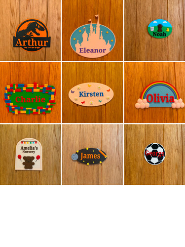 Personalised kids bedroom - , door