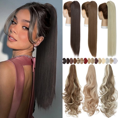 Claw clip ponytail hair - ponytail,