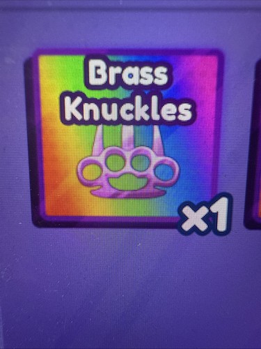Baddies brass knuckles - brass, knuckles!!
